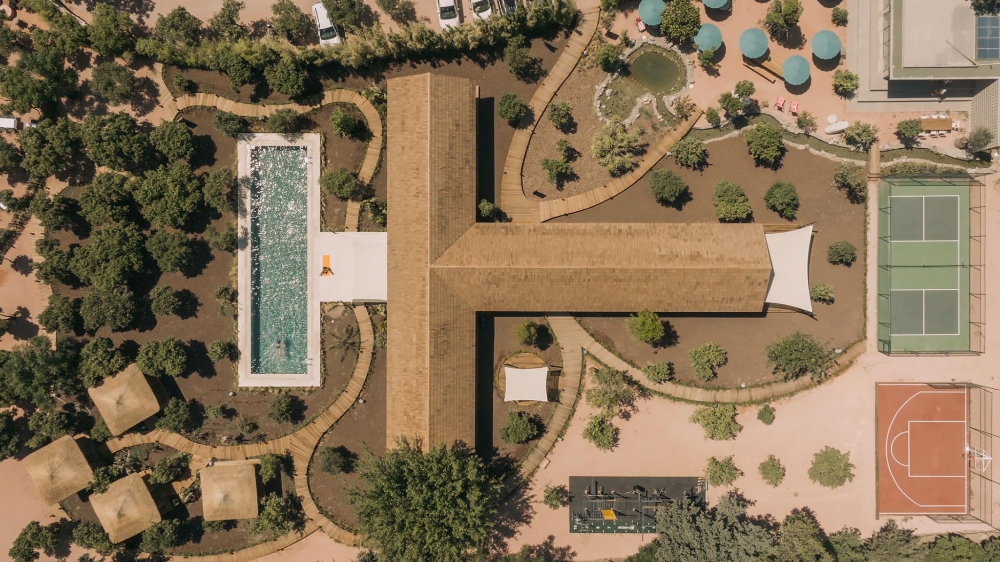 Circle Sports — aerial view, Bodrum